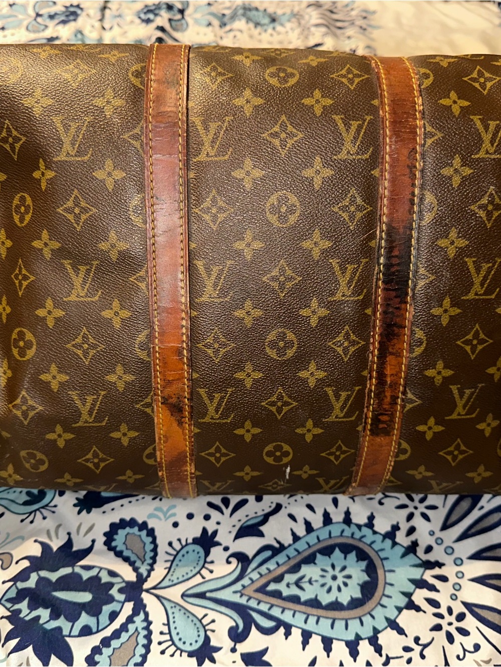 Brown Monogrammed Duffel Bag - Picture 6 of 6